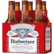Anheuser-Busch - Budweiser 6pax 6pk (6 pack 12oz cans) (6 pack 12oz cans)